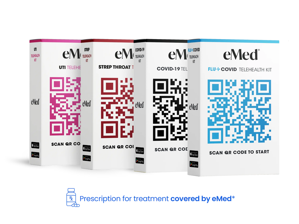 
                  
                    Paquete de 4 eMed® Urgent Care Telehealth Kit™
                  
                